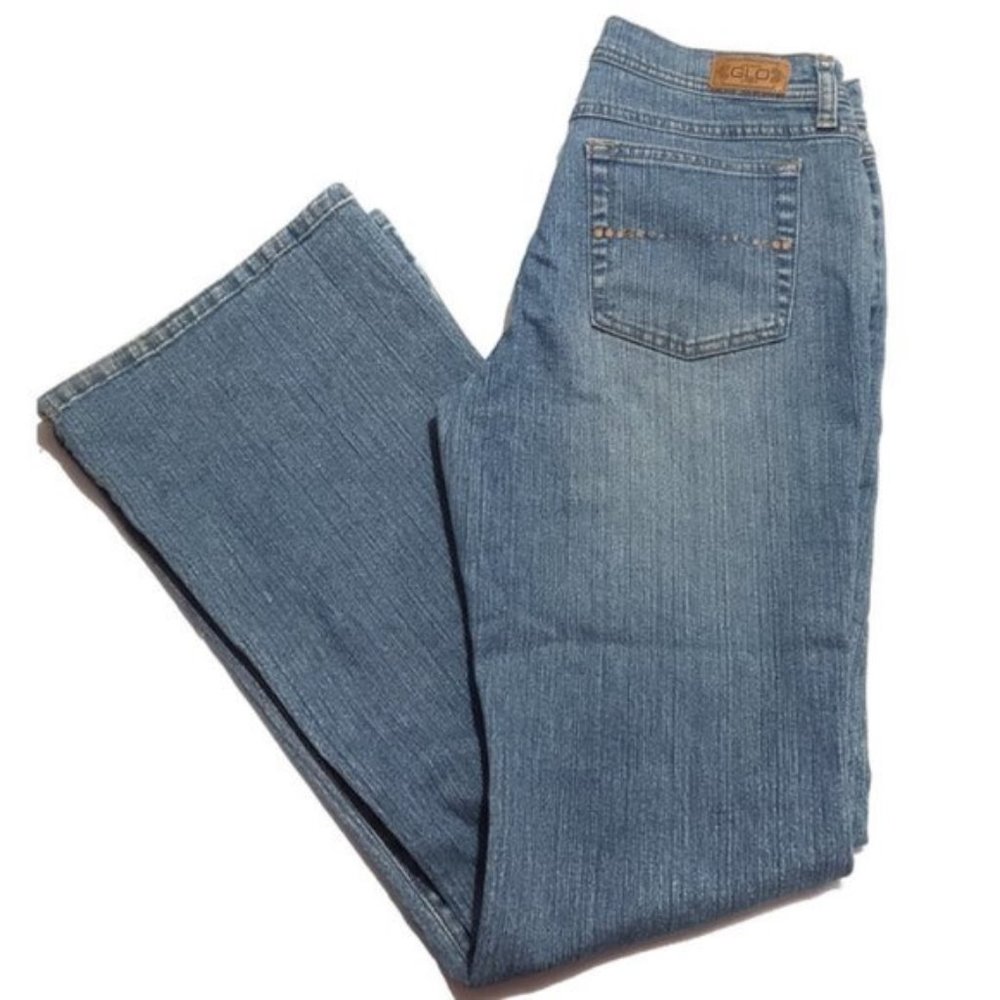 vintage glo medium wash jeans  size 7 jr  medium